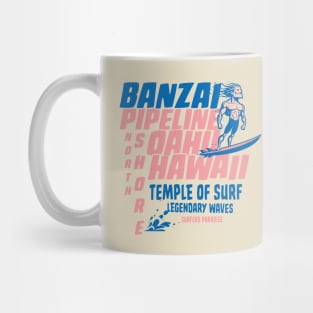 Banzai Pipeline Oahu, Hawaii Surfing Mug